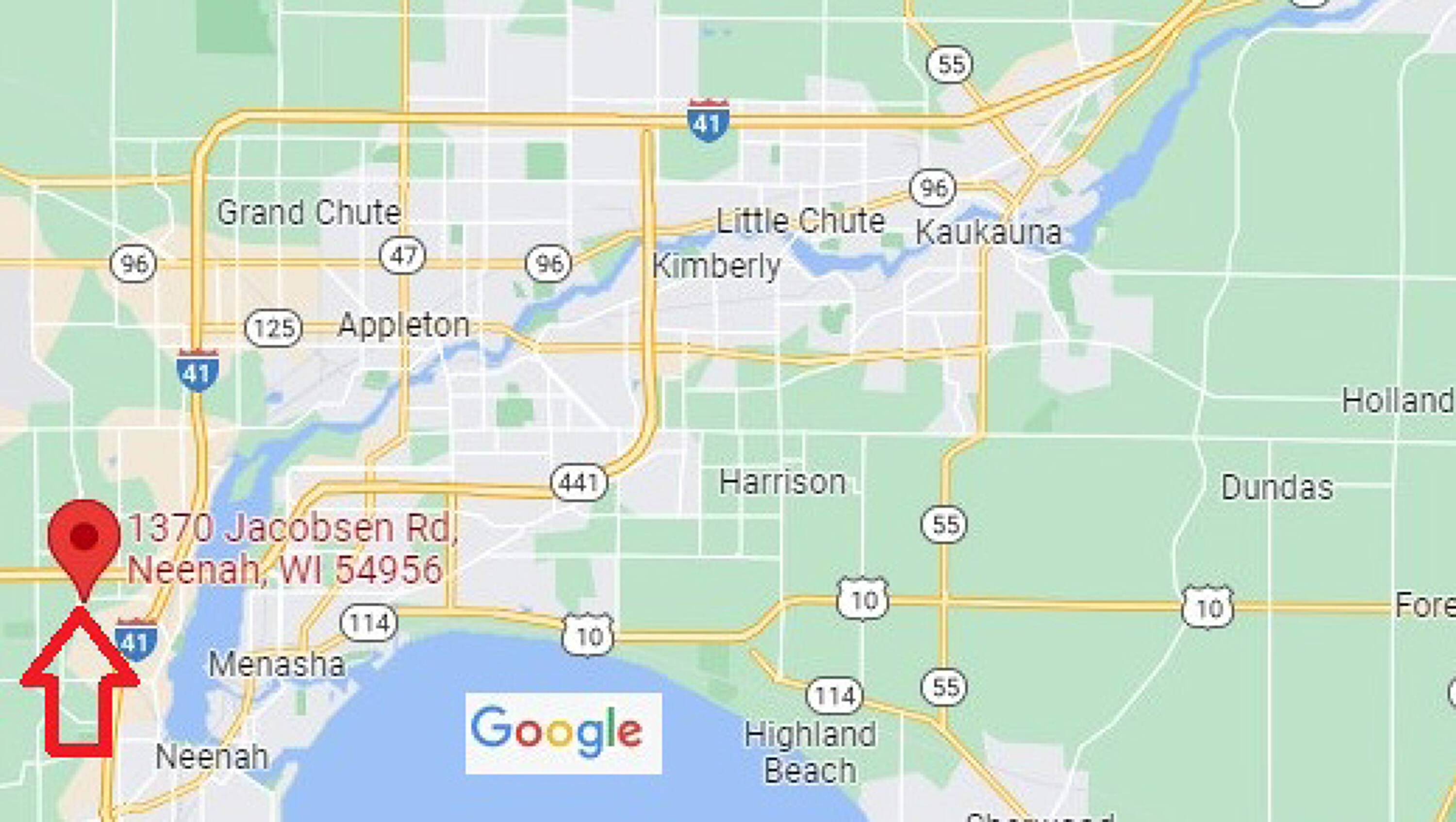 1370 Jacobsen Rd, Neenah, WI 54956