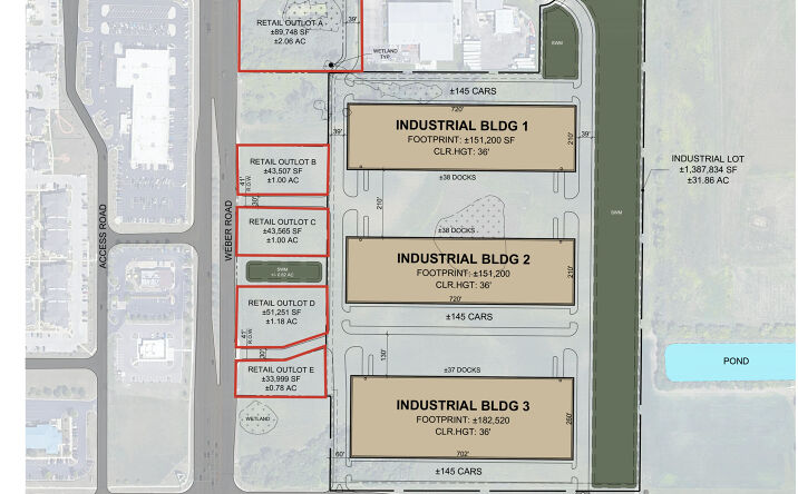 Pictures of Retail property located at 389 Weber Rd, Romeoville, IL 60446 for lease - image #1