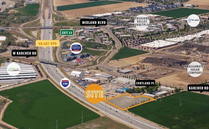 Pictures of Land property located at 0 Cortland Place, Nampa, ID 83687 for lease - image #1