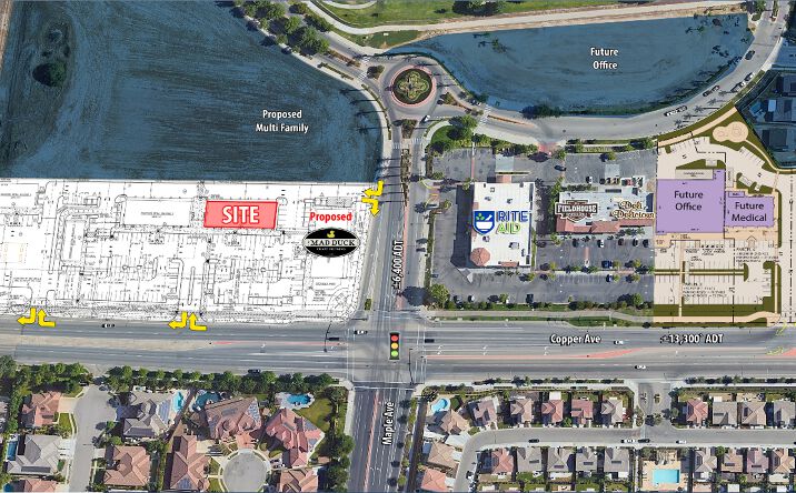Pictures of Retail, Restaurant, Office property located at 1766 E Copper Ave, Fresno, CA 93730 for lease - image #1