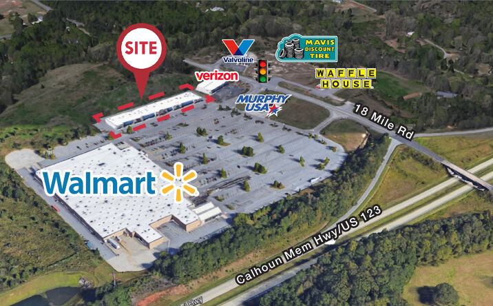 Pictures of Retail property located at 1280 18 Mile Rd, Central, SC 29630 for lease - image #1