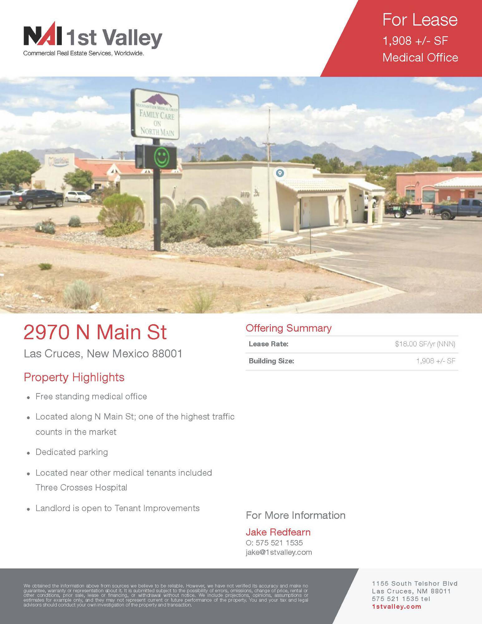 2970 N MAIN ST Las Cruces NM 88001-1152 APN: 4-007-133-321-166 | Crexi.com