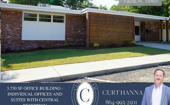 Pictures of Office property located at 139 Waterloo St SW, Aiken, SC 29801 for lease - image #1