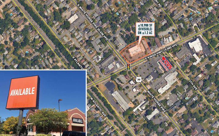 Pictures of Retail, Land property located at 1 E Kings Hwy, Audubon, NJ 08106 for lease - image #1