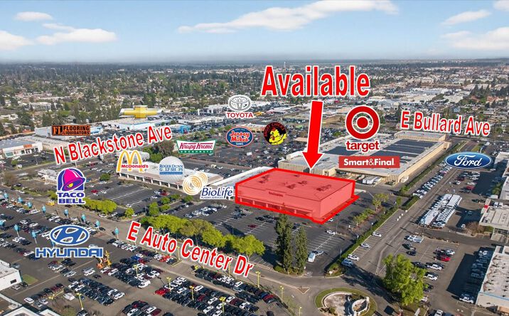 Pictures of Retail property located at 5630 N Blackstone Ave, Fresno, CA 93710 for lease - image #1