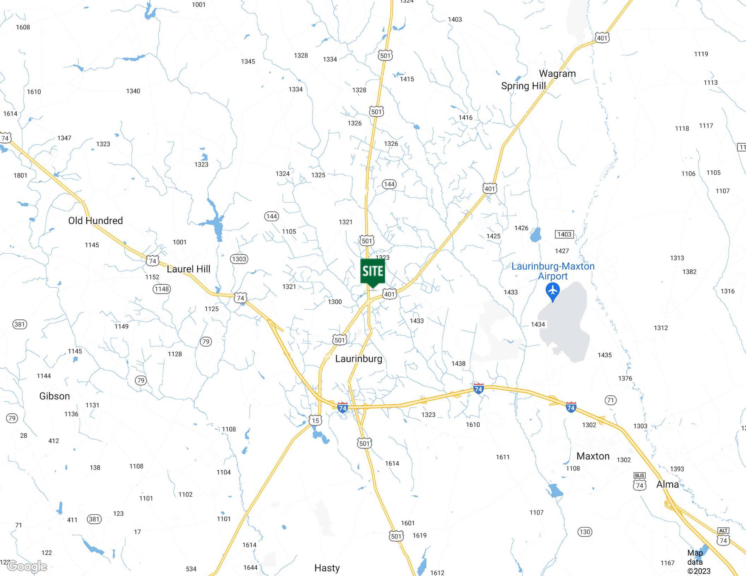 17387 Aberdeen Rd, Laurinburg, NC 28352