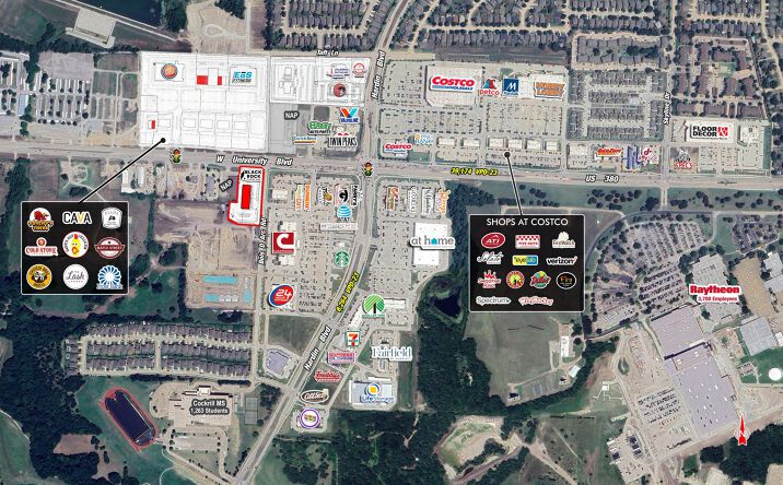 Pictures of Retail, Restaurant property located at 4001 W University Dr, McKinney, TX 75071 for lease - image #1