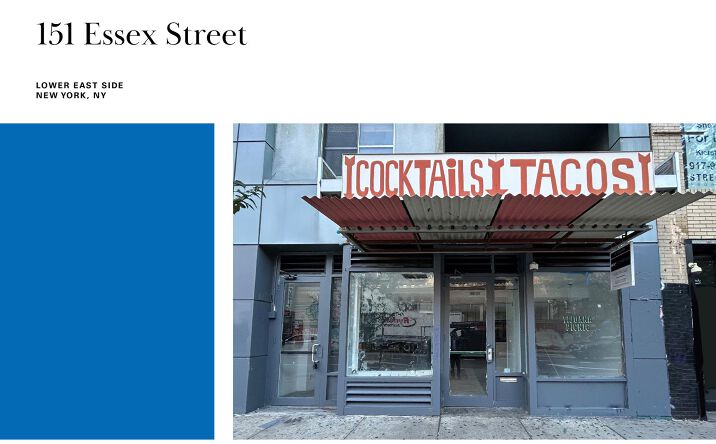 Pictures of Retail property located at 151 Essex St, New York, NY 10002 for lease - image #1
