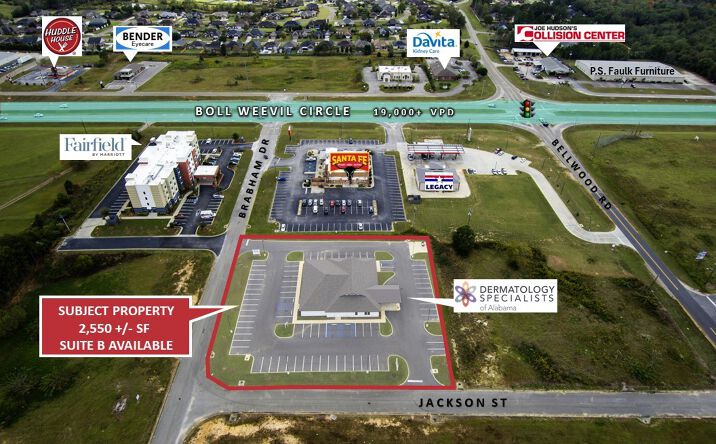 Pictures of Office property located at 102 Jackson St, Enterprise, AL 36330 for lease - image #1