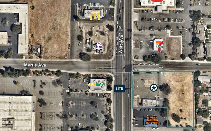 Pictures of Land property located at 4840 Watt Ave, North Highlands, CA 95660 for lease - image #1