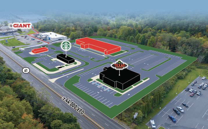 Pictures of Retail, Land property located at 1468 PA-61, Pottsville, PA 17901 for lease - image #1