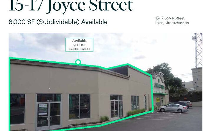 Pictures of Retail property located at 15 Joyce St, Lynn, MA 01902 for lease - image #1