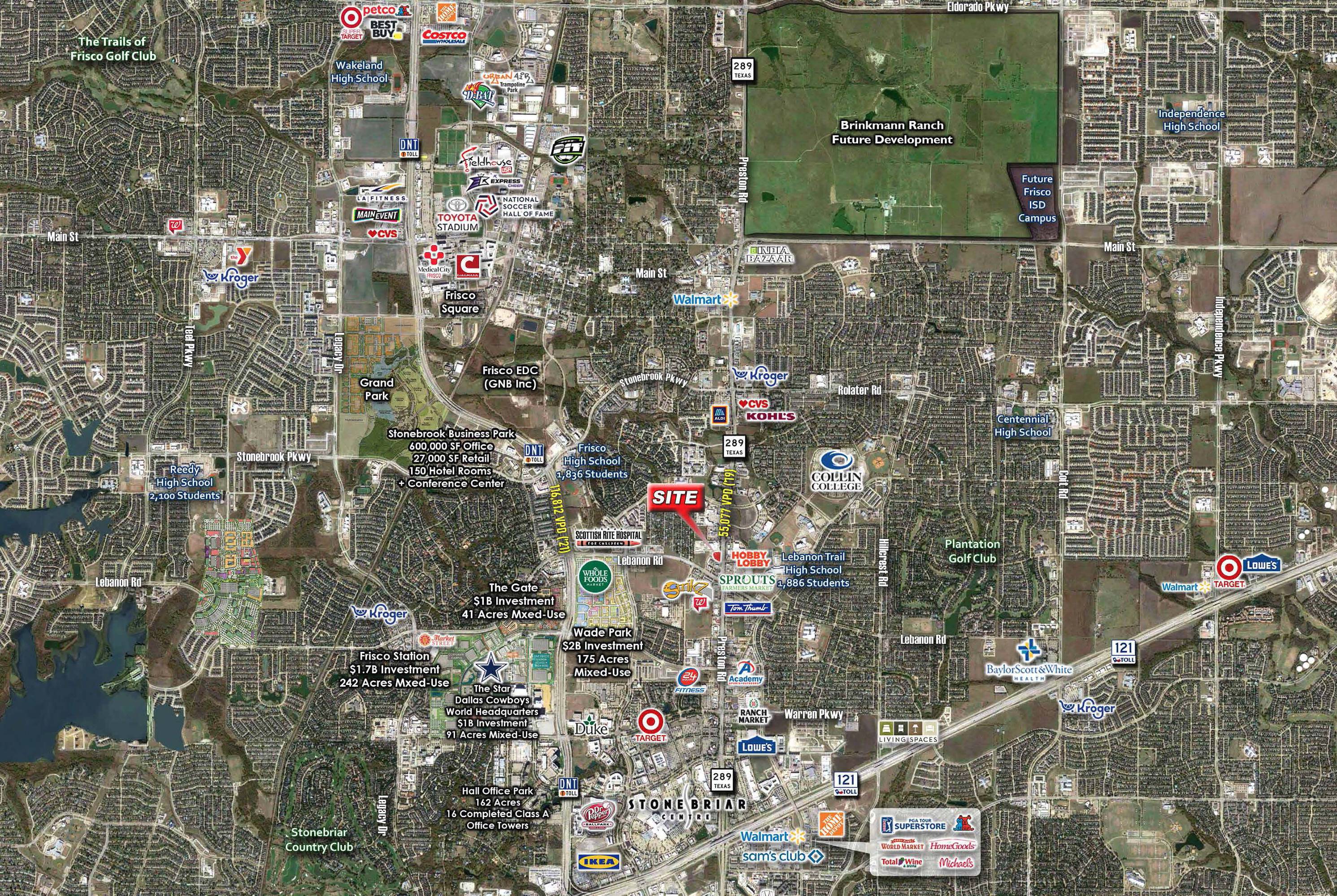 7808 PRESTON RD Frisco TX 75034-5605 APN: 2646096 | Crexi.com