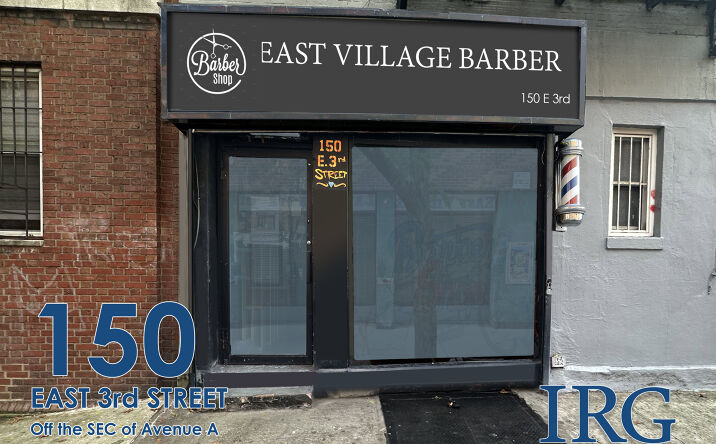 Pictures of Retail property located at 150 East 3rd street, New York, NY 10009 for lease - image #1