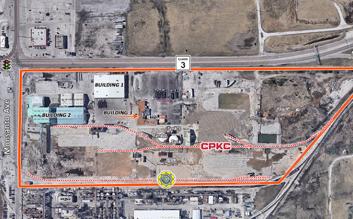 Pictures of Industrial property located at 2401 Mississippi Ave, Sauget, IL 62201 for lease - image #1
