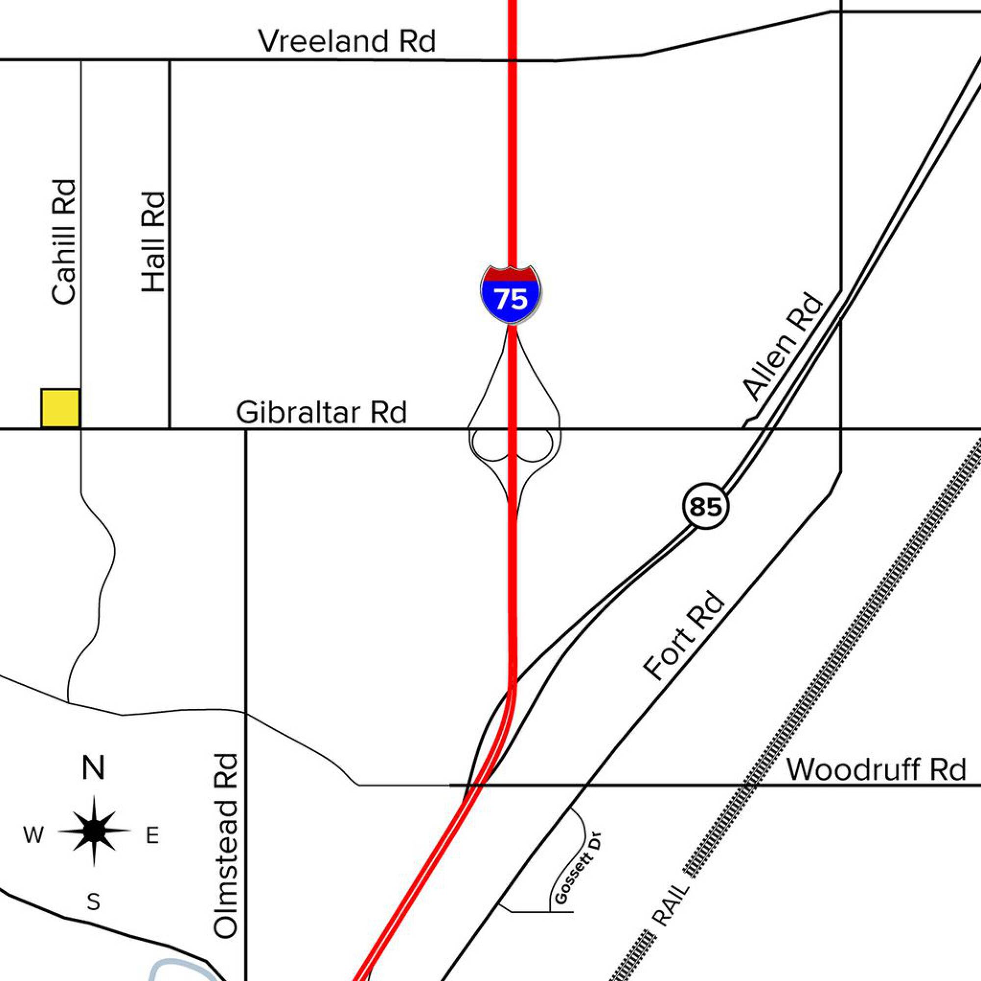 23940 Gibraltar Rd, Flat Rock, MI 48134