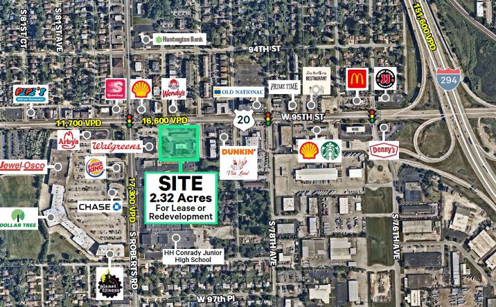Pictures of Retail property located at 7933 95th St, Hickory Hills, IL 60457 for sales - image #1