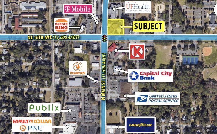 Pictures of Retail, Office, Land property located at 1601 N Main St, Gainesville, FL 32609 for lease - image #1