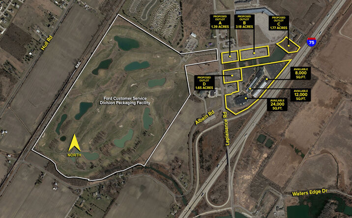 Pictures of Retail, Land property located at 14498-14576 Laplaisance Rd, Monroe, MI 48161 for lease - image #1