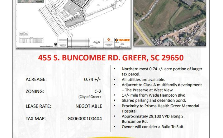 455 S Buncombe Rd, Greer, SC 29650 | Crexi.com