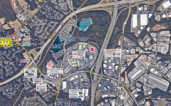 Pictures of Retail, Land property located at W WT Harris Blvd & Mt Holly-Huntersville Rd, Charlotte, NC 28216 for lease - image #1