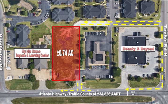 Pictures of Land property located at 6955 Atlanta Hwy, Montgomery, AL 36117 for lease - image #1