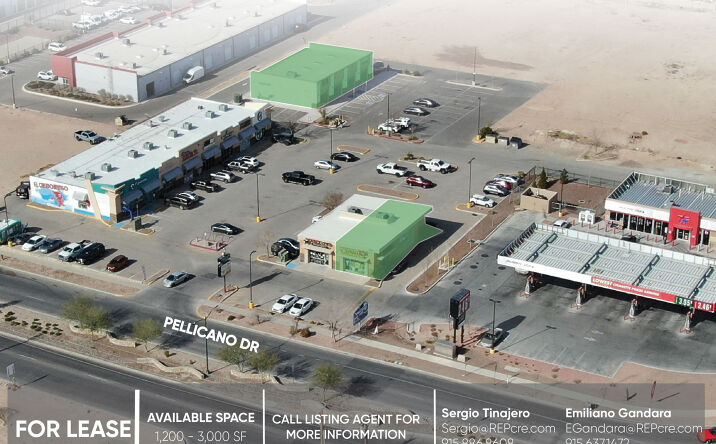 Pictures of Retail property located at 12295 Pellicano Dr, El Paso, TX 79936 for lease - image #1