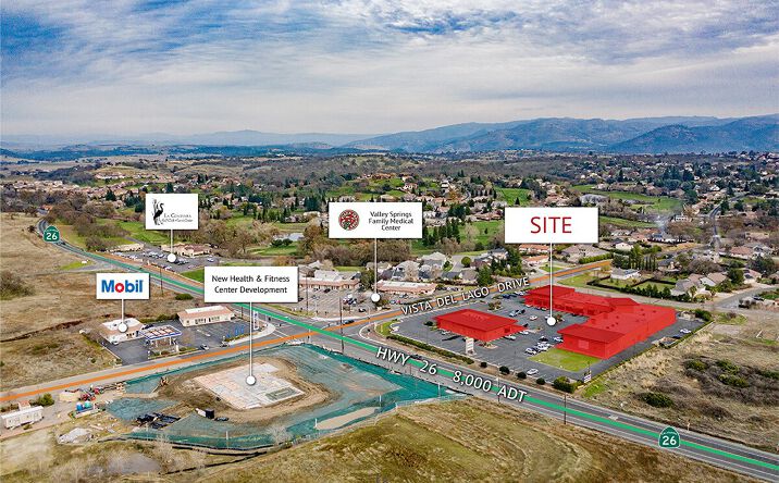Pictures of Retail, Office, Restaurant property located at 1900 Vista Del Lago Dr, Valley Springs, CA 95252 for lease - image #1