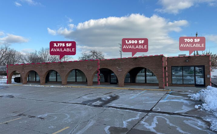 Pictures of Retail, Office property located at 22020 - 22050 Greater Mack Ave, St. Clair Shores, MI 48080 for lease - image #1