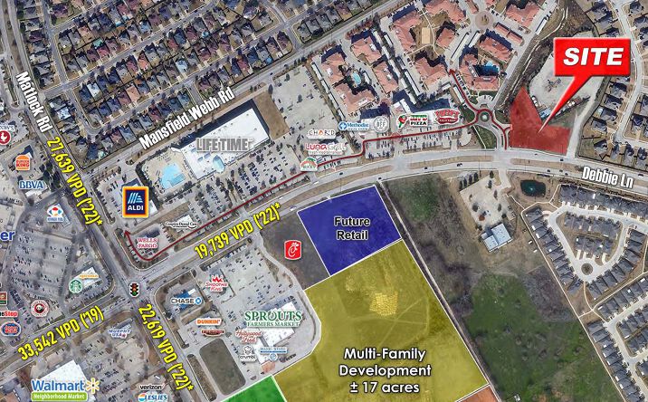 Pictures of Retail, Land, Restaurant property located at 1741 E Debbie Ln, Mansfield, TX 76063 for lease - image #1