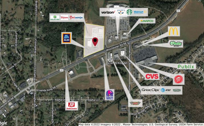 Pictures of Retail, Restaurant property located at 2115 Winchester Rd NE, Huntsville, AL 35811 for lease - image #1