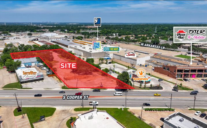 Pictures of Retail, Land property located at 2412 S Cooper St, Arlington, TX 76015 for lease - image #1