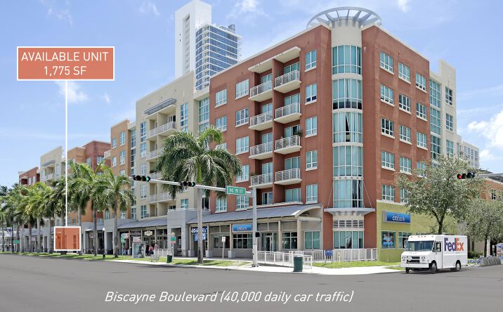 Pictures of Retail property located at 2001 Biscayne Blvd, Miami, FL 33137 for lease - image #1
