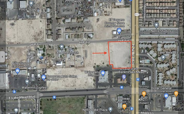 Pictures of Land property located at 2087 N Nellis Blvd, Las Vegas, NV 89115 for lease - image #1