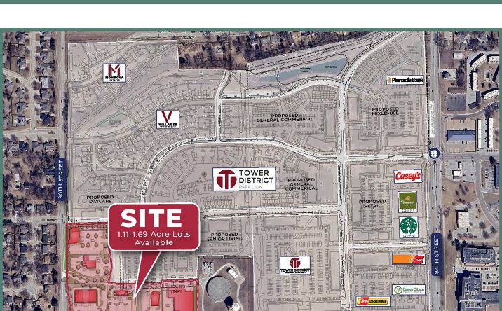 Pictures of Retail, Land property located at 90th & Highway 370, Papillion, NE 68046 for lease - image #1