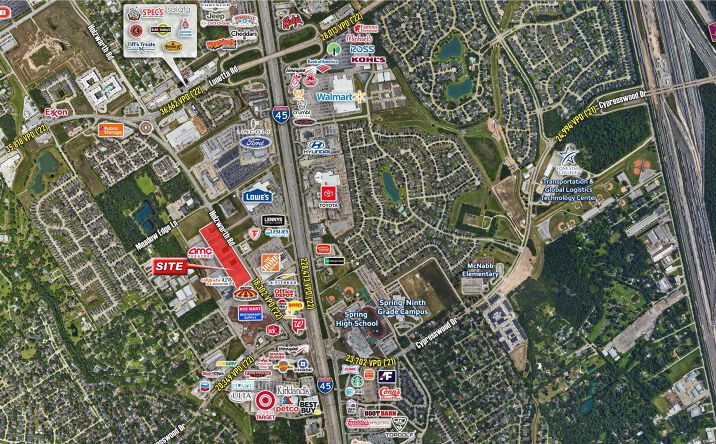 Pictures of Retail, Land, Restaurant property located at 20100 Holzwarth Rd, Spring, TX 77388 for lease - image #1