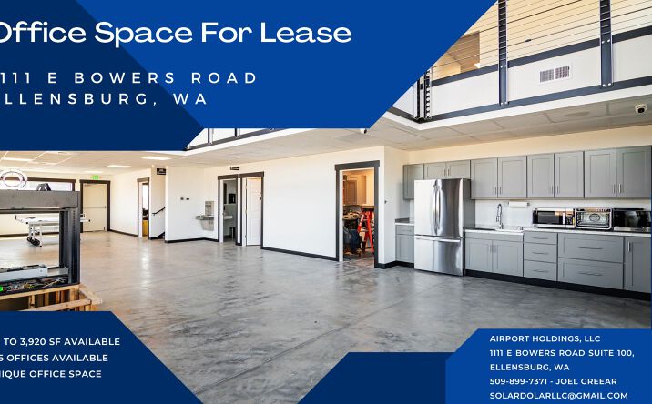 Pictures of Office, Special Purpose property located at 1111 W Bowers Rd, Ellensburg, WA 98926 for lease - image #1