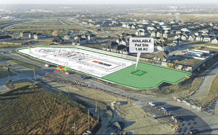 Pictures of Retail, Land property located at SWQ of Wilmeth Rd & Hardin Blvd, McKinney, TX 75071 for lease - image #1