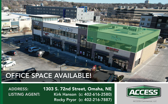Pictures of Office property located at 1303 S 72nd St, Omaha, NE 68106 for lease - image #1