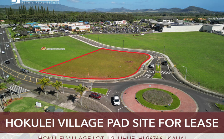Pictures of Retail, Land, Restaurant property located at 4454 Nuhou St, Lihue, HI 96766 for lease - image #1