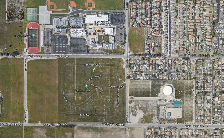 Pictures of Land property located at NEC San Bernardino Ave & Texas St, Redlands, CA 92374 for lease - image #1