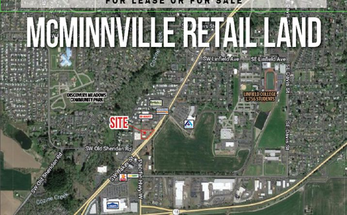 Pictures of Retail, Land property located at 1755 SW Baker St, McMinnville, OR 97128 for sales - image #1