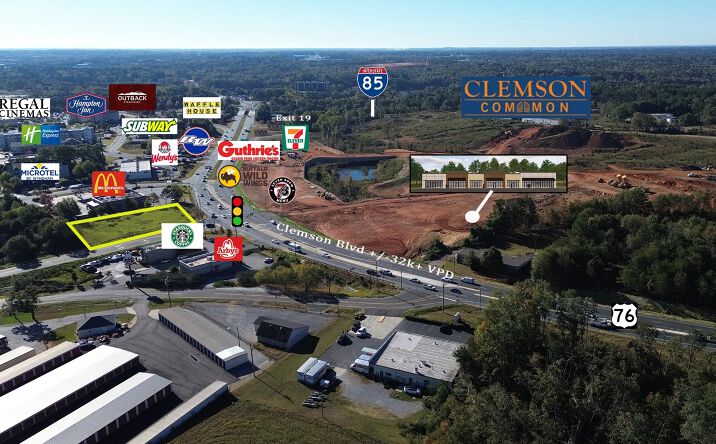 Pictures of Land property located at 4640 Clemson Blvd, Anderson, SC 29621 for lease - image #1