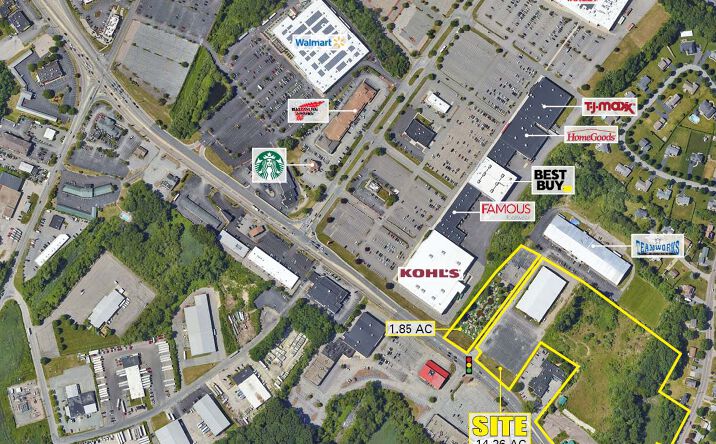 Pictures of Land property located at 1300 Fall River Ave, Seekonk, MA 02771 for lease - image #1