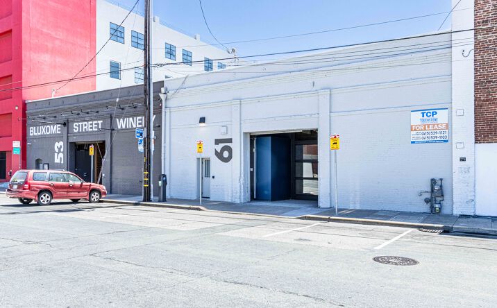 Pictures of Retail, Industrial property located at 61 Bluxome St, San Francisco, CA 94107 for lease - image #1