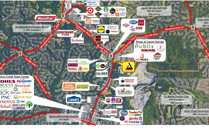 Pictures of Retail property located at 3265 Peachtree Pkwy, Suwanee, GA 30024 for lease - image #1