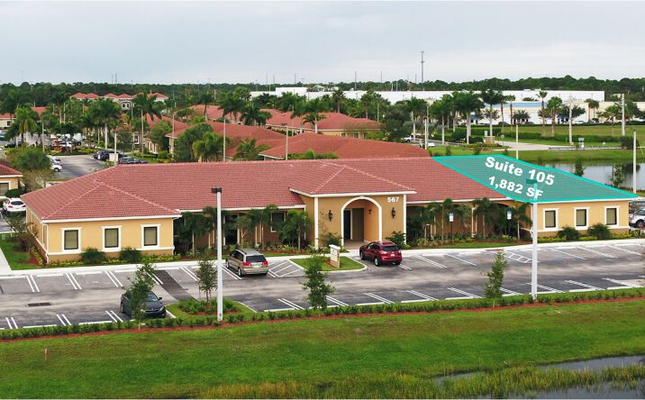 Pictures of Office property located at 567 NW Lake Whitney Pl, Port St. Lucie, FL 34986 for lease - image #1