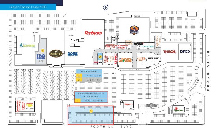 Pictures of Retail property located at 2421 Foothill Blvd, Rock Springs, WY 82901 for lease - image #1