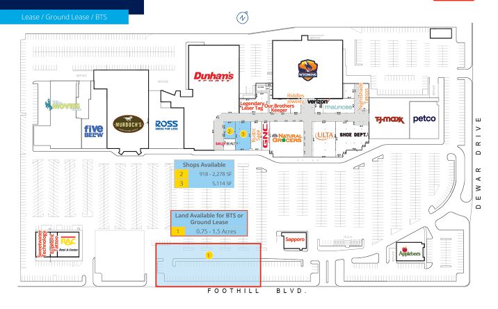 Pictures of Retail property located at 2421 Foothill Blvd, Rock Springs, WY 82901 for lease - image #1