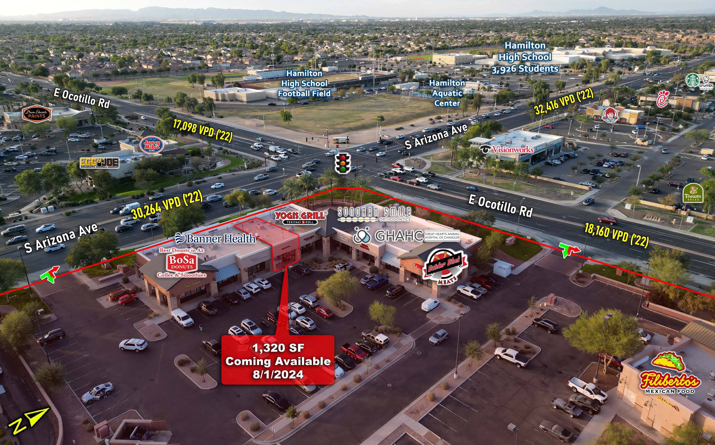 Sec of Arizona Ave and Ocotillo Rd, Chandler, AZ 85286